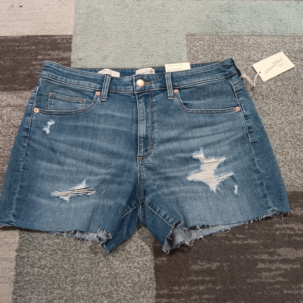Universal Thread Blue Distressed Jean Shorts